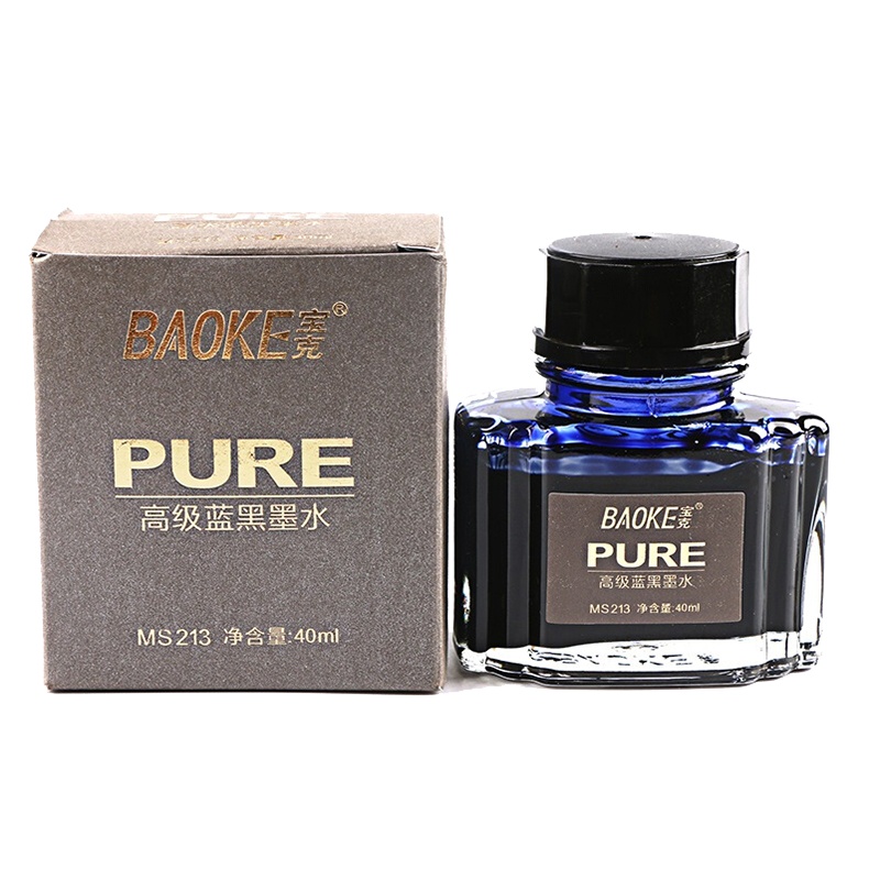宝克(baoke)钢笔墨水钢笔水MS213 40毫升墨颜色可选 单瓶装