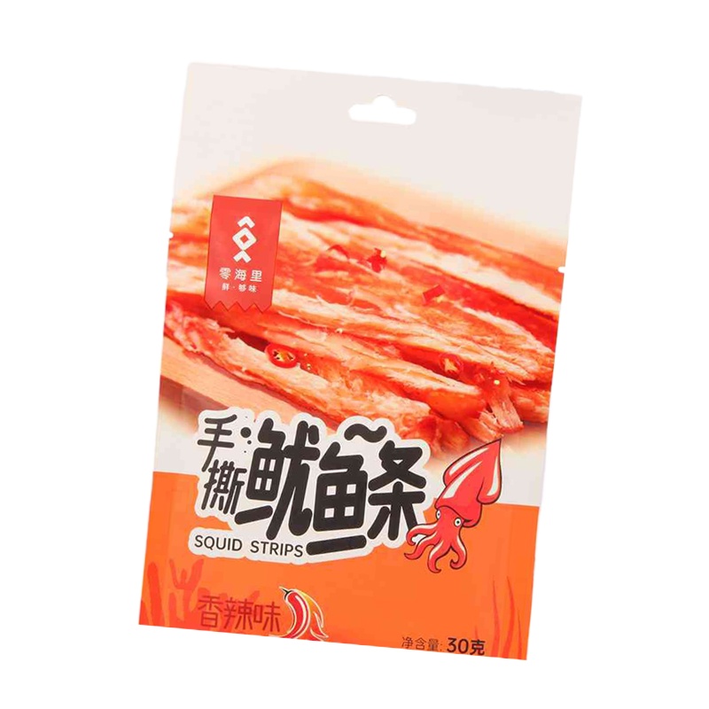 零海里 手撕鱿鱼条 香辣味 30g