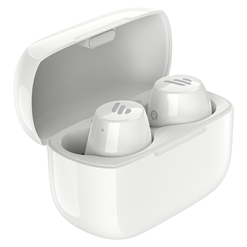 Edifier/漫步者 TWS1蓝牙耳机单双耳真无线迷你小型隐形入耳式运动跑步降噪安卓通用重低音 白色