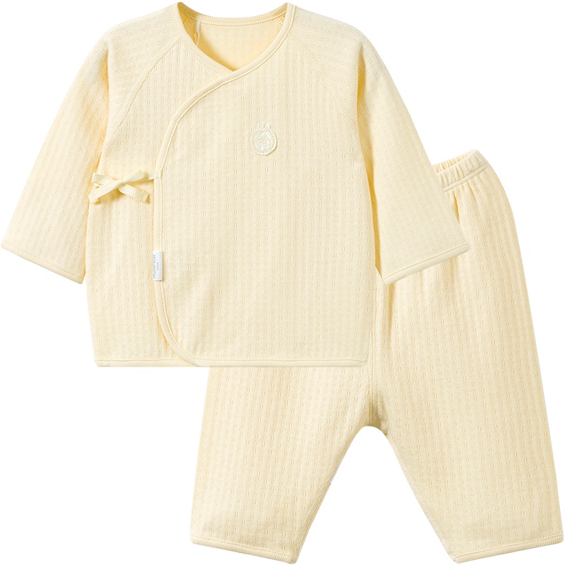 哈贝比（happyB）婴儿衣服纯棉初生儿幼儿春秋季装初生男女宝宝和尚内衣套装