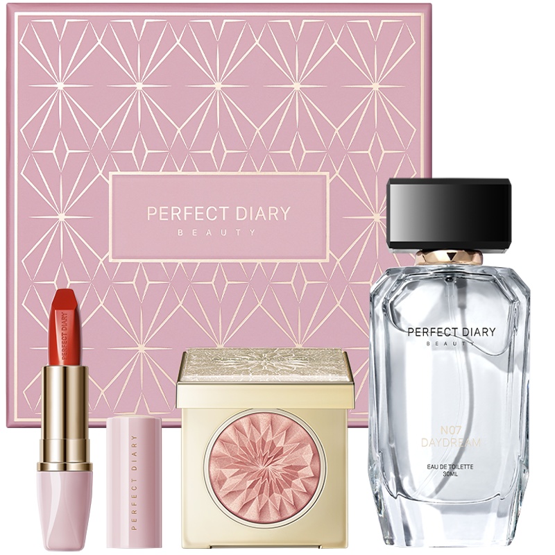 完美日记小粉钻白日梦香水钻石腮红情人节心动礼盒