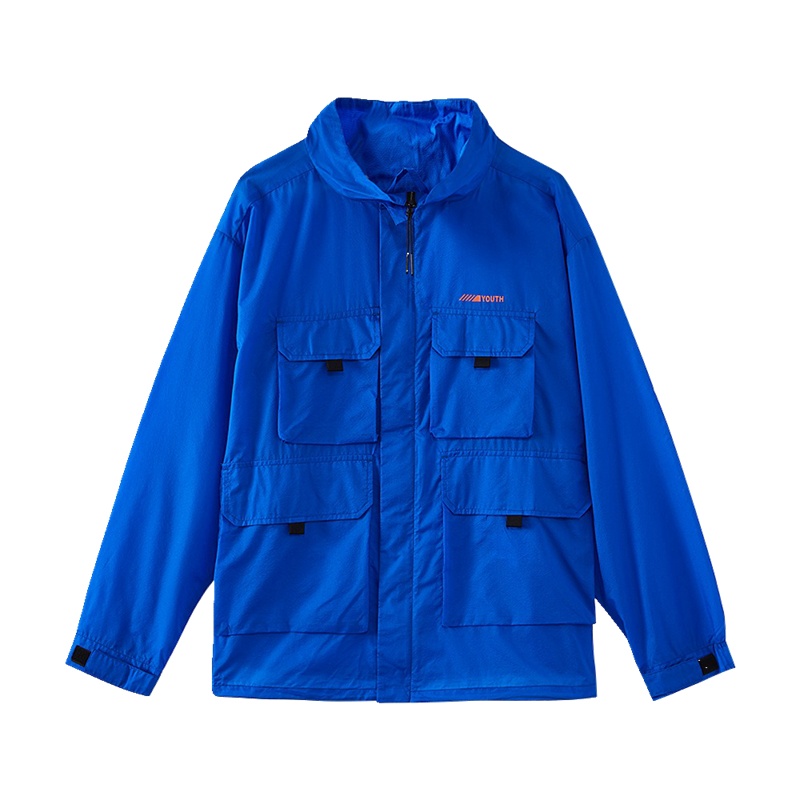 [2件2折价:36]美特斯邦威男品类立领多袋皮肤衣新款春季