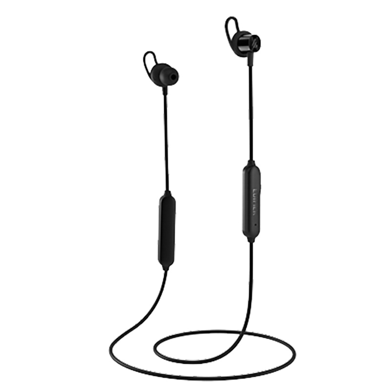 Edifier/漫步者 W200BT 经典版 磁吸入耳式 无线运动蓝牙线控耳机 手机耳机 音乐耳机 带麦可通话 黑色