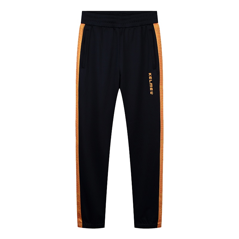 KELME/卡尔美男士运动长裤复古串标时尚休闲百搭卫裤新款针织裤