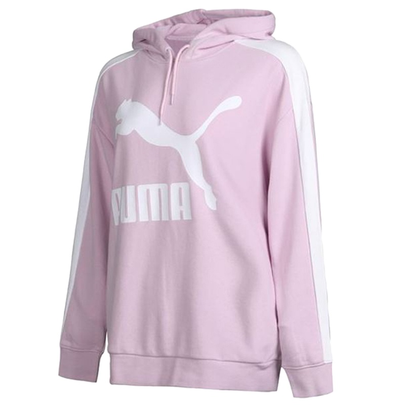 彪马(Puma)女士T7常规款套头衫连帽针织运动卫衣57761146