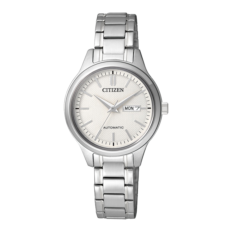 西铁城(CITIZEN)手表 时尚休闲自动机械双日历不锈钢间金配色女表 PD7140-58A