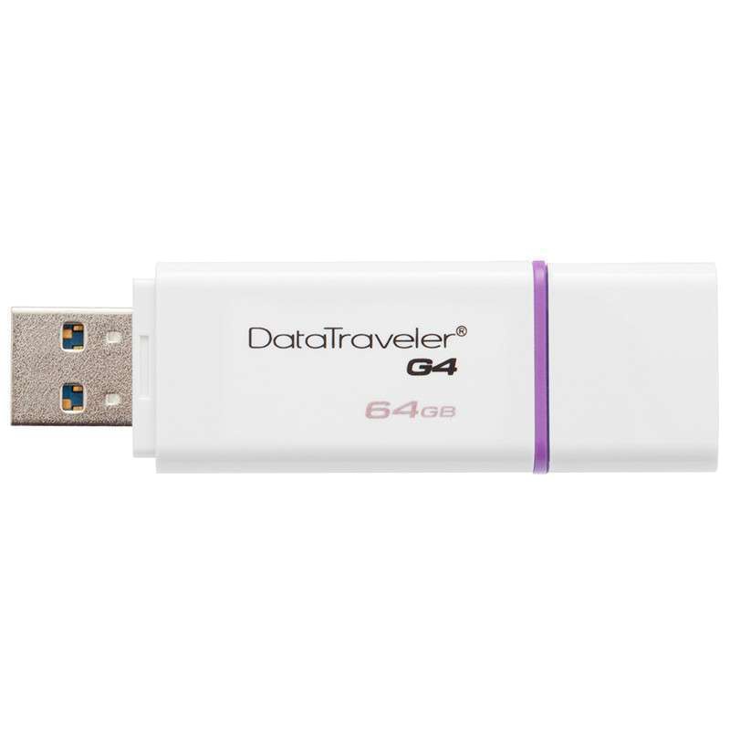 [免邮]金士顿(Kingston)64GB U盘 DTKN USB3.2 Gen 1读速200MB/s高速电脑优盘 银色