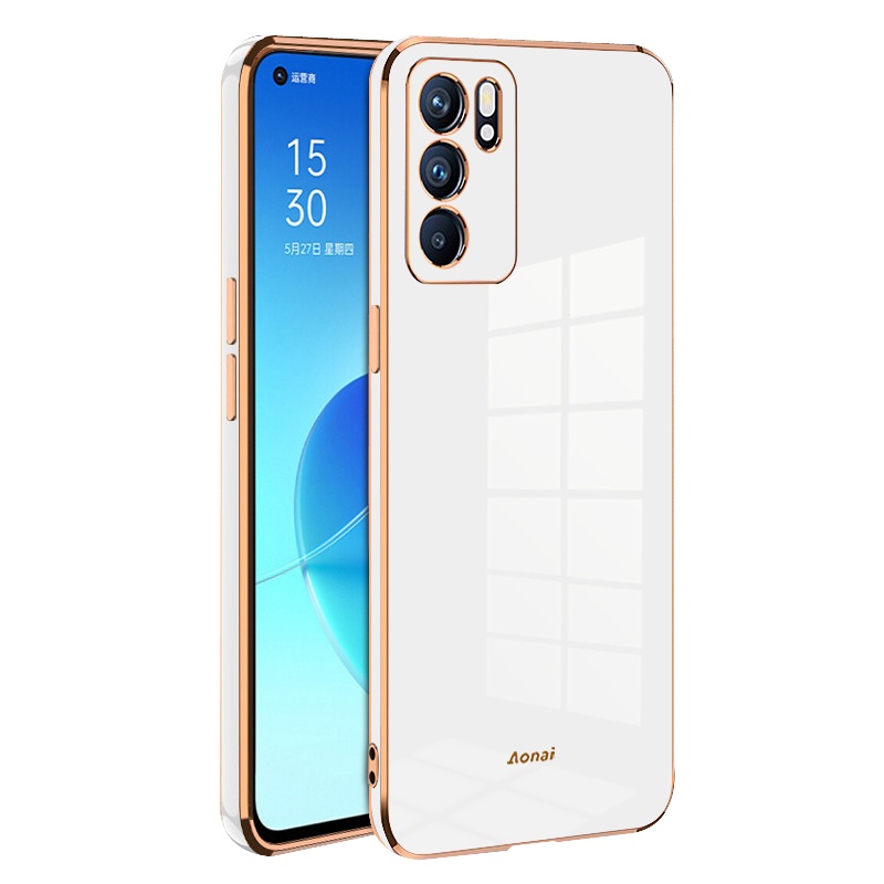 安美宝oppoReno6手机壳reno6pro女款保护套reno6pro+直边潮牌reno5全包防摔por曲屏硅胶软壳潮