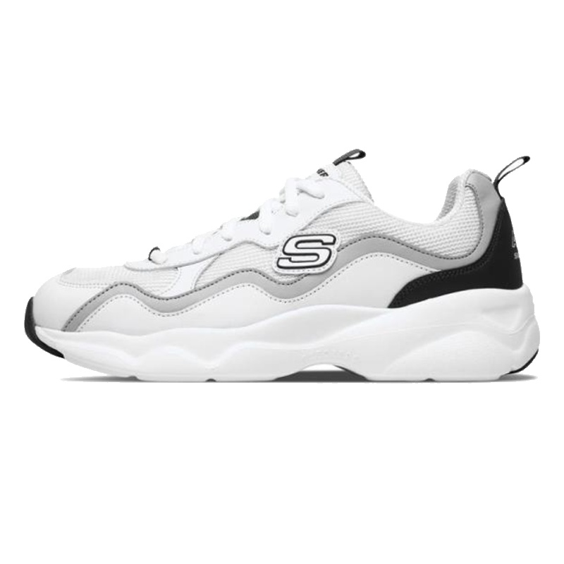 斯凯奇女鞋春季熊猫鞋厚底老爹鞋休闲运动跑步鞋88888201/WLGY