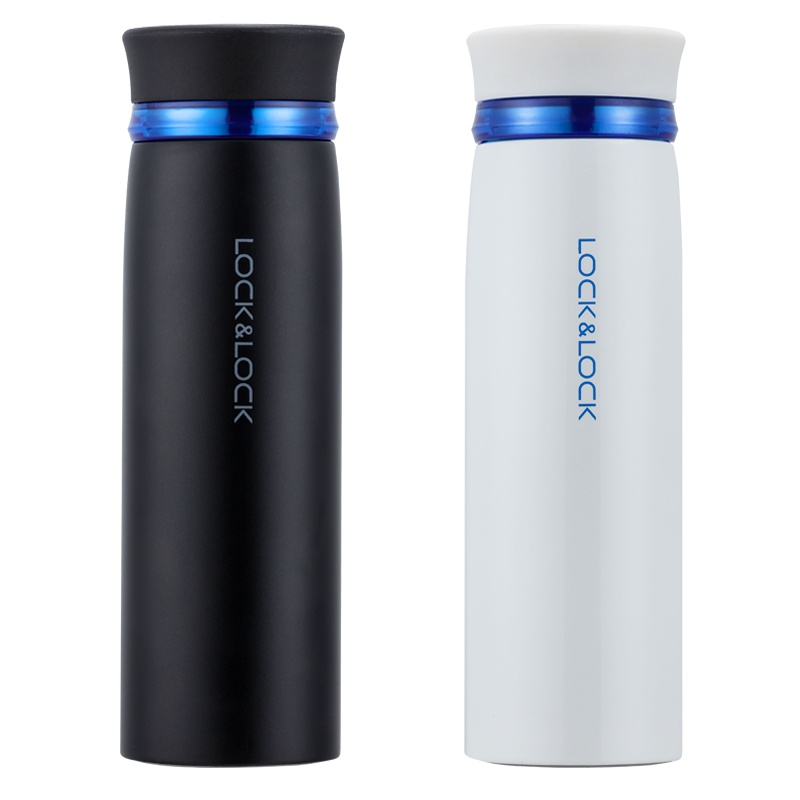 乐扣乐扣旗舰店保温杯女大容量简约学生便携不锈钢男水杯女士杯子