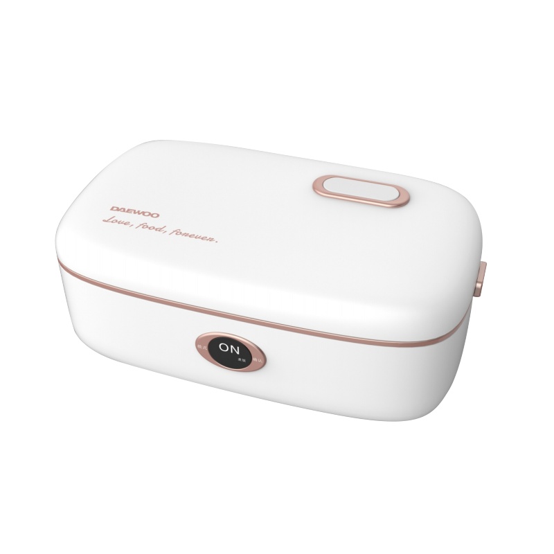 大宇(DAEWOO)电热饭盒可插电加热保温自热蒸热饭菜神器电饭锅煲小上班族 DY-FH101 白色