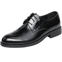 木林森男鞋春季新品商务正装皮鞋男真皮婚鞋男式英伦风鞋子潮87051016