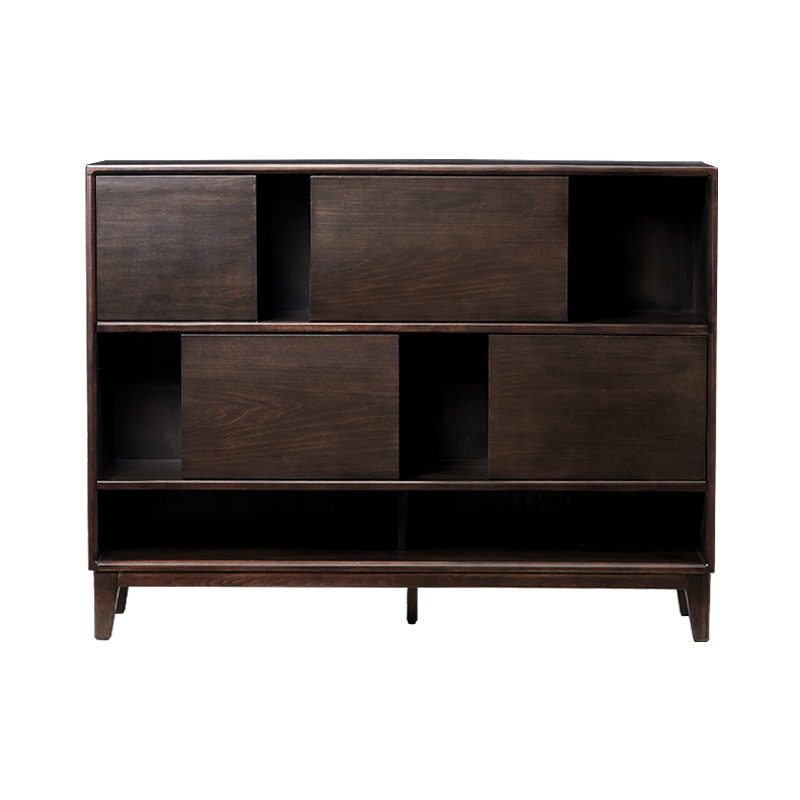 8H大师系列现代全实木餐边柜北欧简约酒柜储物柜家用玄关柜