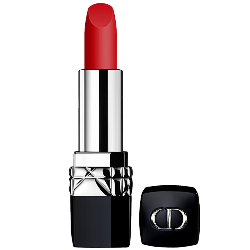 Dior迪奥 028#滋润-珊瑚红 口红烈艳蓝金魅惑粉漾闪亮女士不色变色唇膏3.5g