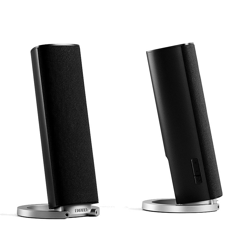 Edifier/漫步者 R26BT 笔记本电脑有源音响2.0声道重低音炮台式机按键家用小音箱 黑色