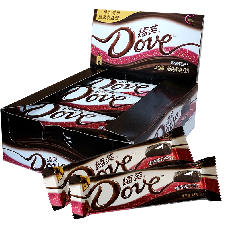 德芙Dove德芙香浓黑巧克力排块香浓黑巧克力43g