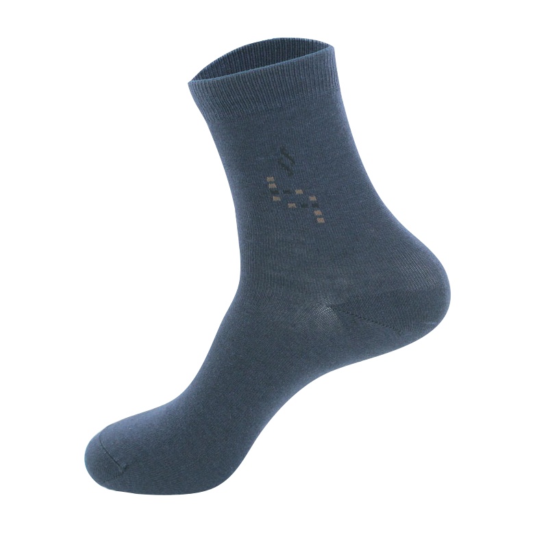 恒源祥袜子男桑蚕丝男士春夏季薄款中长筒真丝袜商务皮鞋男袜