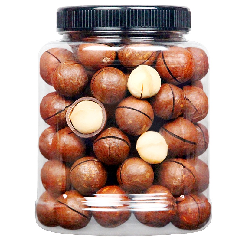 新货夏威夷果500g净重奶油味罐装整箱5斤散年炒坚果孕妇零食干果