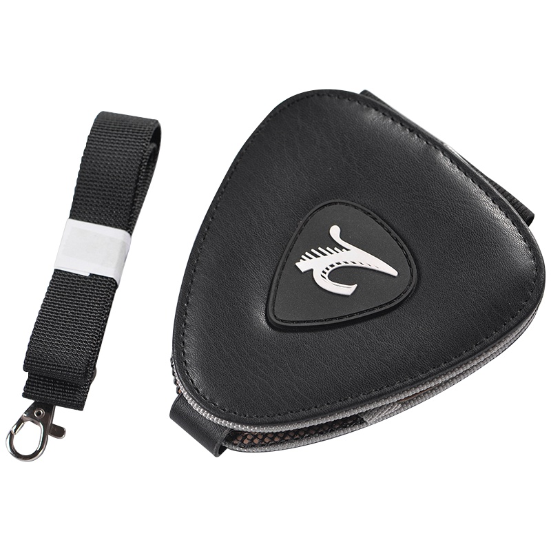 PiCKPAL民谣古典电吉他拨片包便携随身挂式皮款拨片夹 乐器配件