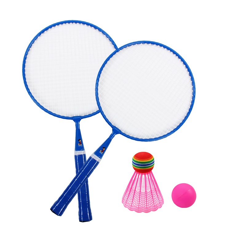 迪士尼儿童大圆拍初学训练羽毛球拍 亲子互动玩具 米奇 DDA866-A