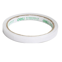 得力 (deli) 30400 高粘性棉纸双面胶带 办公用品 32卷装