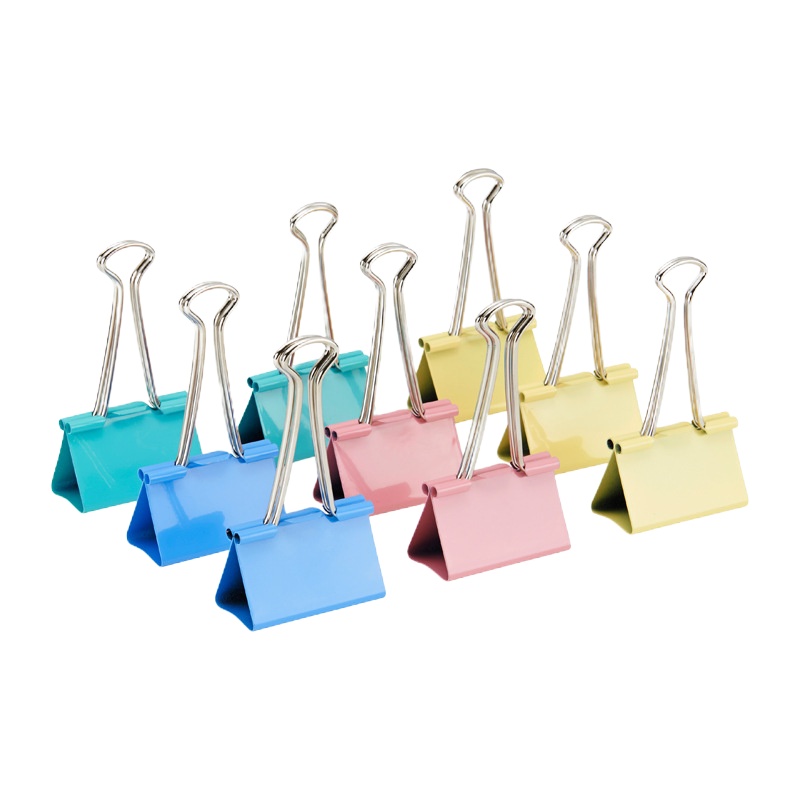 晨光ABS92740彩色长尾夹 24个/筒