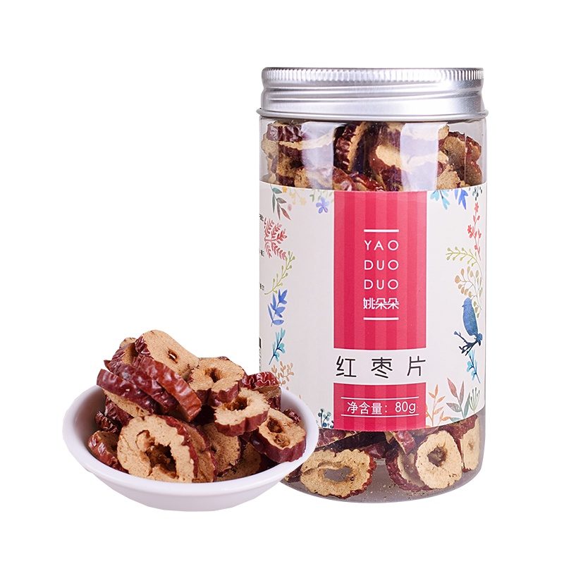 姚朵朵红枣片80g无核若羌灰枣子新疆大枣干