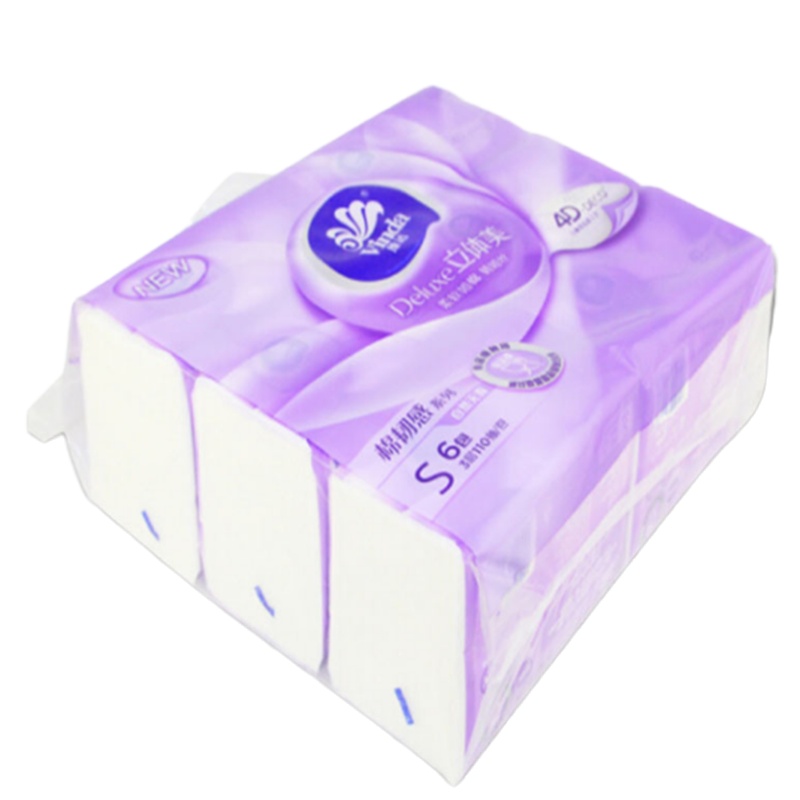 维达(Vinda)V2885 抽纸立体美3层110抽软抽家庭组合装抽取式纸巾餐纸巾立体压花