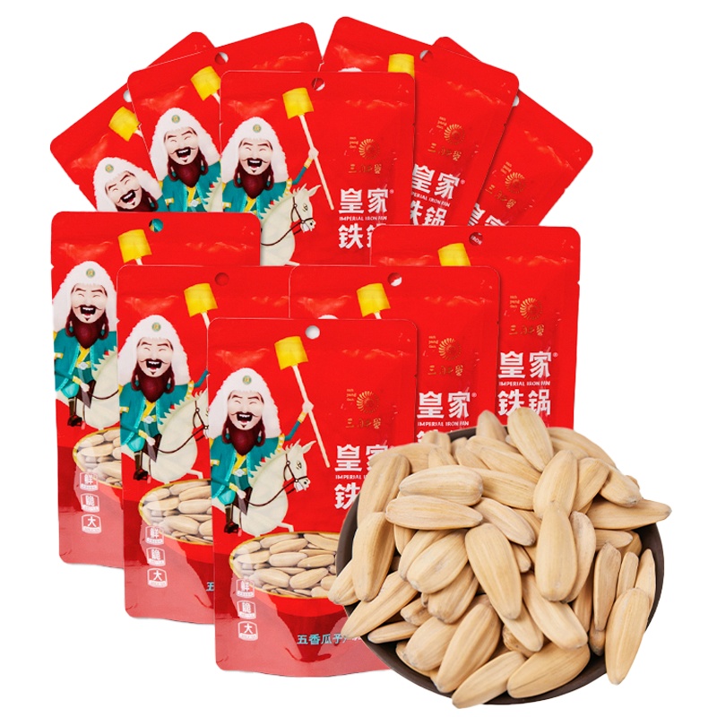 三胖蛋 五香葵花籽 90g×10 内蒙特产葵花籽坚果干果炒货休闲零食 瓜子