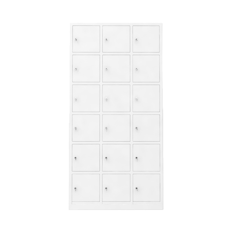 埔盾 更衣柜铁皮柜储物柜员工柜寄存包柜鞋柜浴室衣柜十八门更衣柜