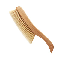 JH8953 木质床刷子长柄软毛 卧室除尘刷清洁刷桌面扫把