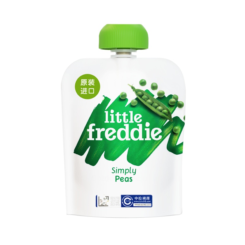 little freddie小皮豌豆泥 70g袋装 原装进口宝宝婴儿辅食 适用年龄6个月以上