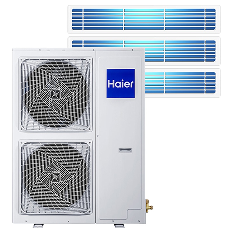 海尔(Haier)5匹一拖三冷暖直流变频自清洁多联机家用客厅中央空调RFC125MXSAVA(G)