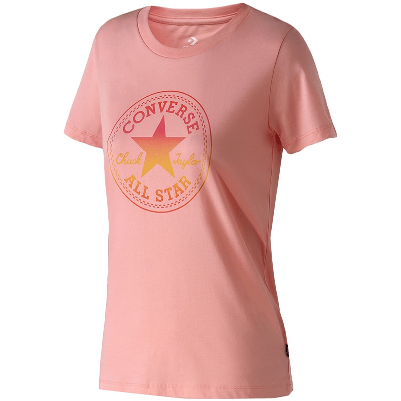 【自营】CONVERSE匡威女装短袖T恤时尚圆领舒适休闲运动服10017088