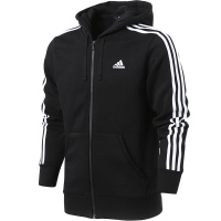 【自营】adidas阿迪达斯男服夹克外套开衫休闲运动服B47368 L B47368黑色