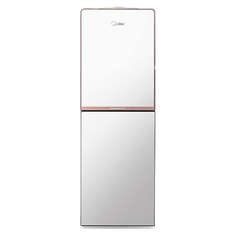 美的 饮水机家用办公立式双开门柜式饮水器白色 YD1518S-X 冰热款