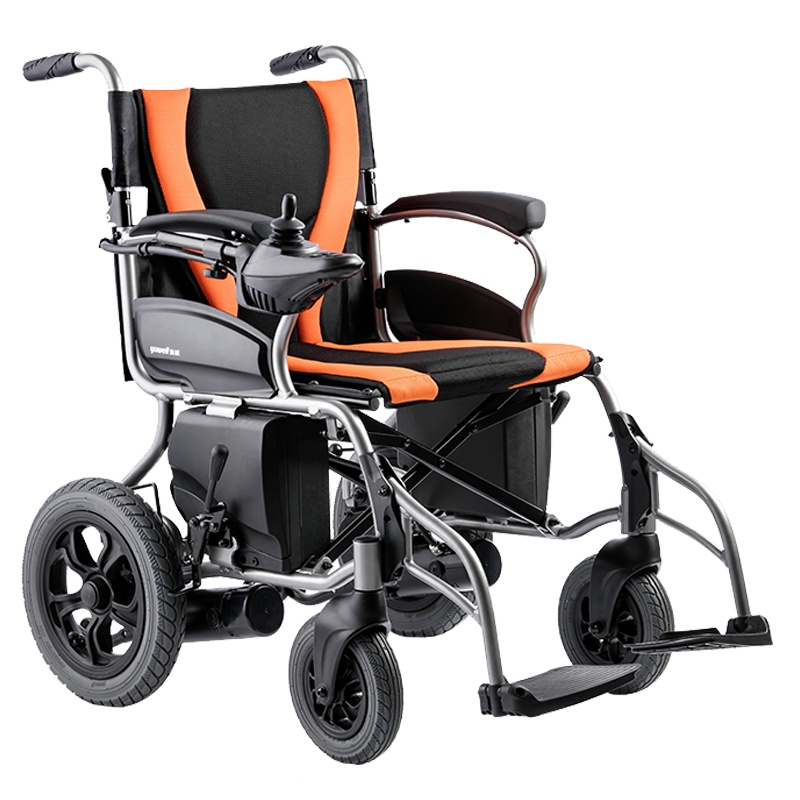 鱼跃（YUWELL)电动轮椅车D130H 折叠老人轻便 代步车老年残疾人四轮自动智能