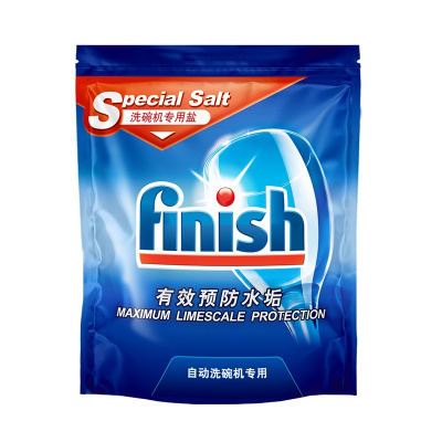 finish亮碟洗碗机专用盐洗碗盐非洗碗粉块洗涤剂清洁预防水垢软水盐西门子方太美的