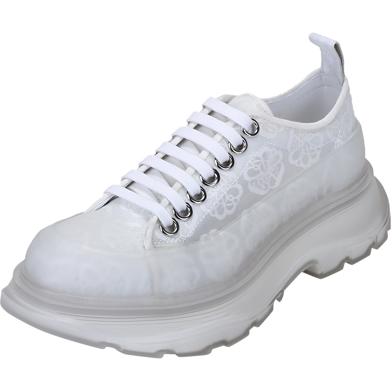 亚历山大·麦昆 ALEXANDER MCQUEEN 女士织物/橡胶系带休闲运动鞋658085 W4Q32