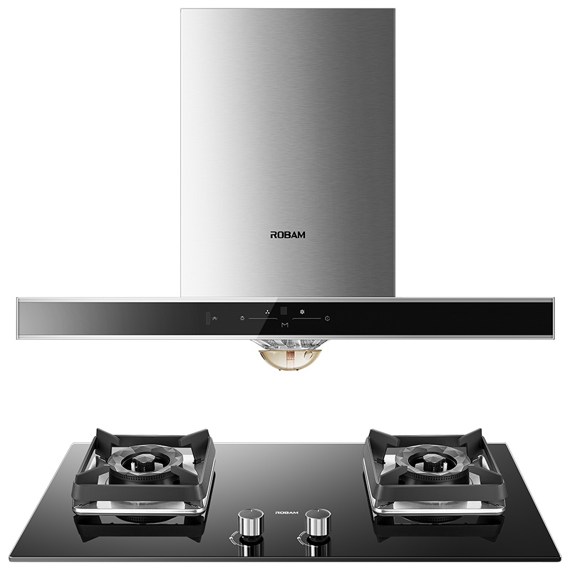 老板(ROBAM)烟灶套餐 欧式油烟机灶具套餐 烟灶套装 厨电套装 21m³吸烟机灶具套装 67A5H+36B5X天然气