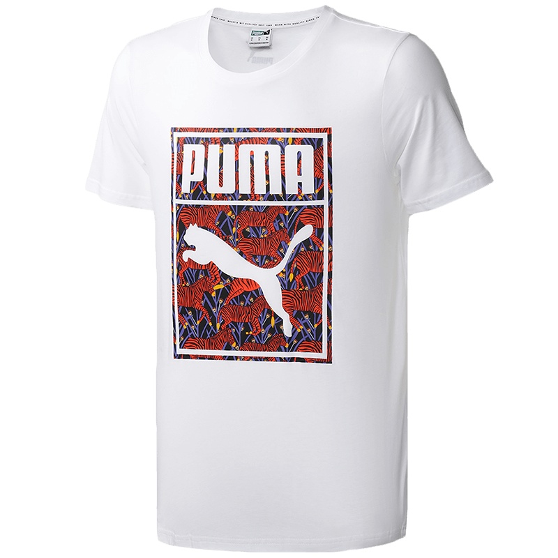 PUMA彪马黑标男装运动服圆领针织短袖T恤596419