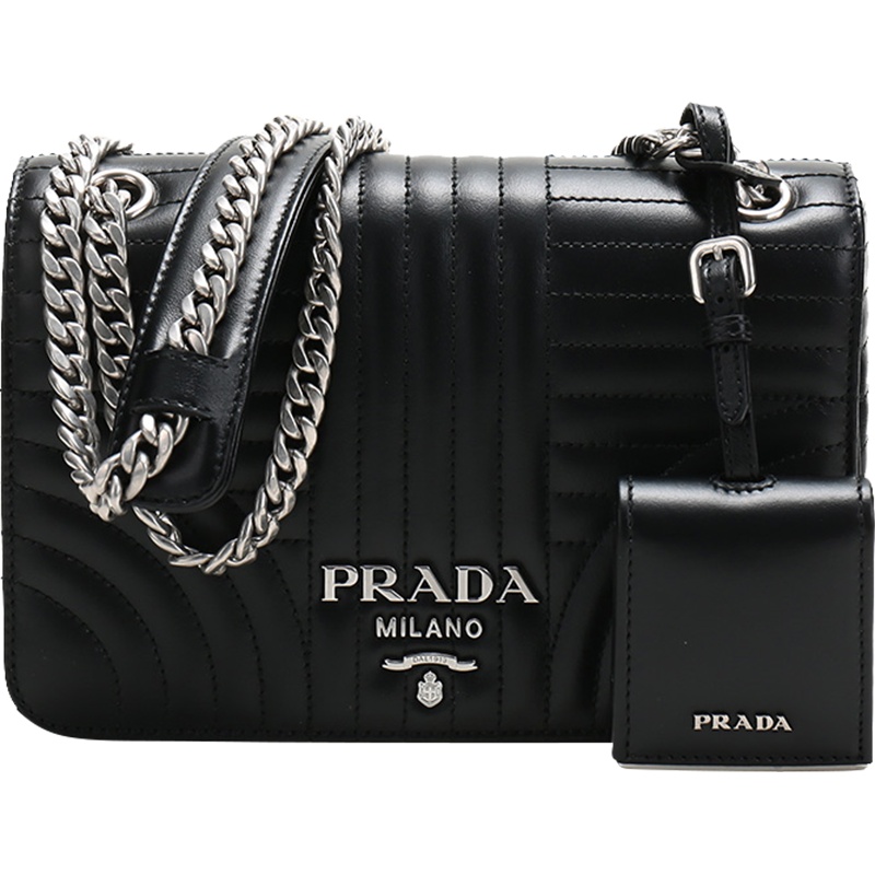 PRADA 普拉达 女士皮革手提包单肩斜挎包 1BD227 2D91