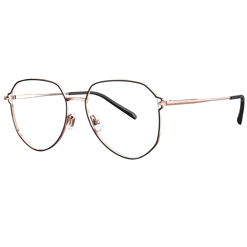 BOLON暴龙新款复古光学镜男女款金属近视镜时尚眼镜架BJ7121