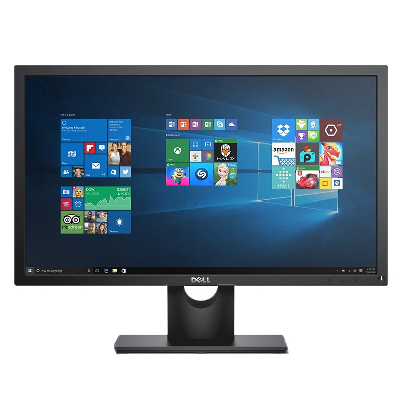 戴尔(DELL)E1916H 18.5英寸宽屏液晶显示器 基本功能齐备