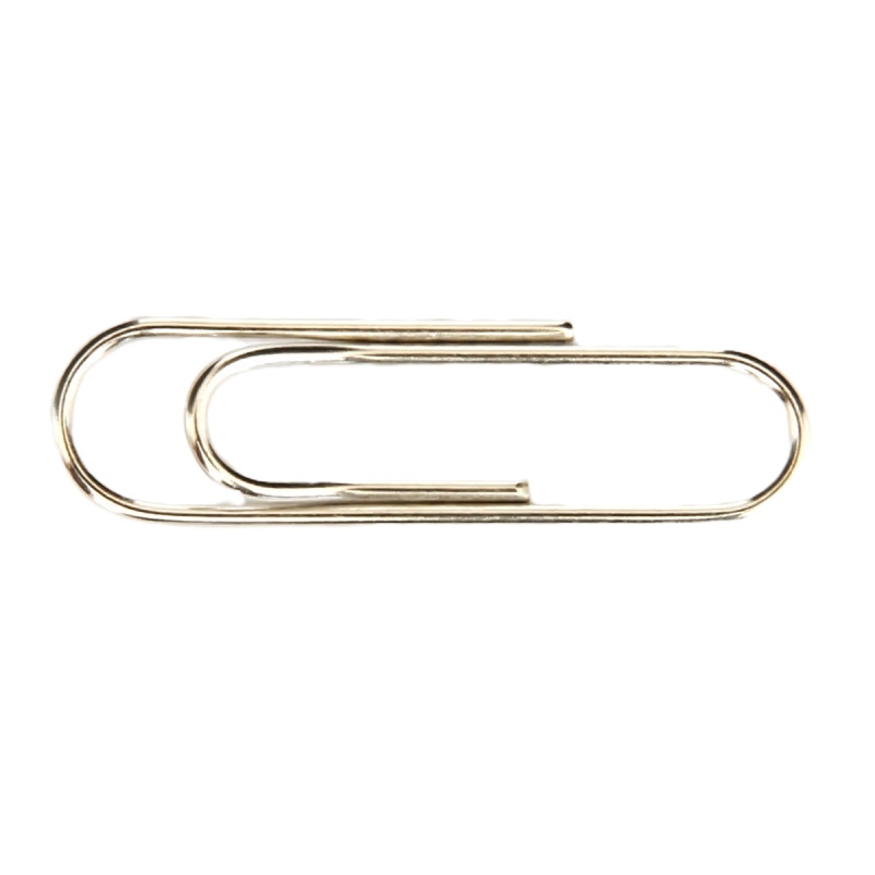 得力29mm镀镍回形针 3#金属曲别针 200枚/筒 办公用品 0037(10盒起发货)