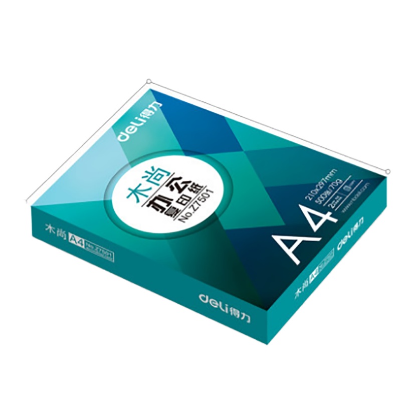 得力(deli)(PAR)木尚A4-70g*8包装Z7503(整箱发货,8包 /箱)
