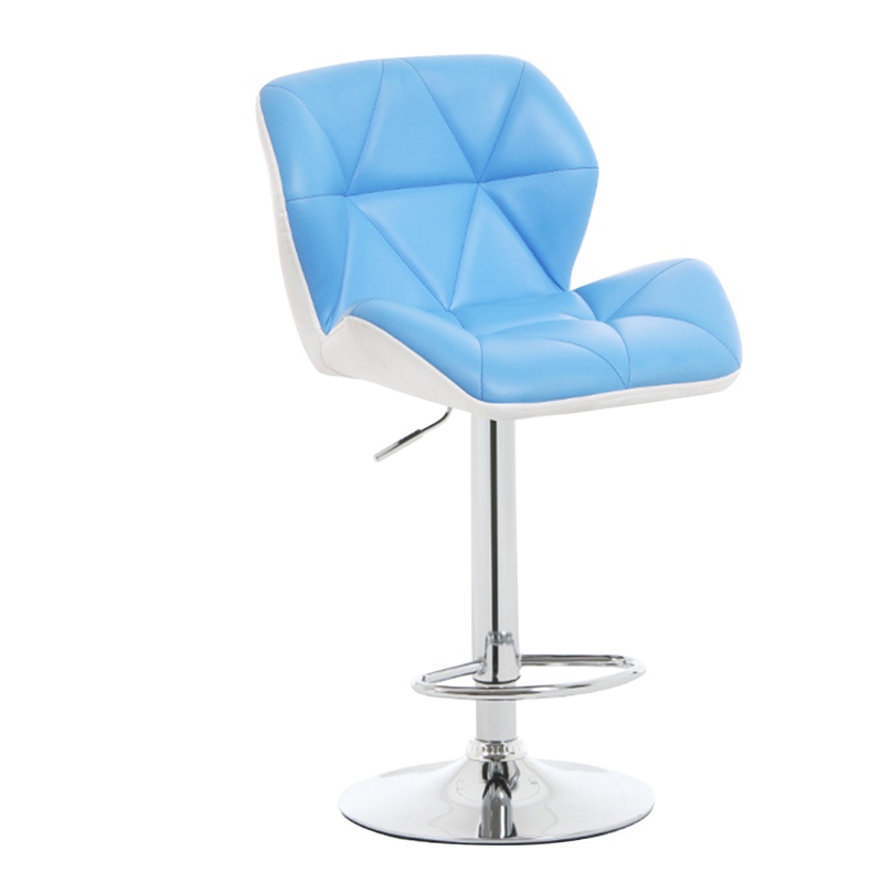 [藏书阁]吧台椅升降旋转前台靠背椅子酒吧椅家用高脚凳 吧台凳