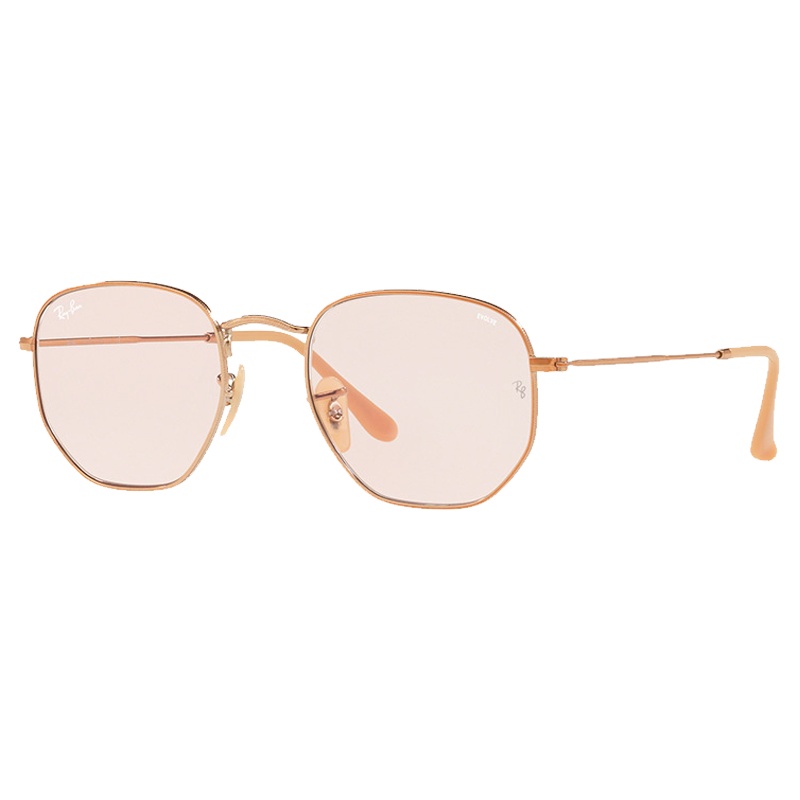 RayBan雷朋太阳镜男女金属六边形时尚镜片护目镜0RB3548N