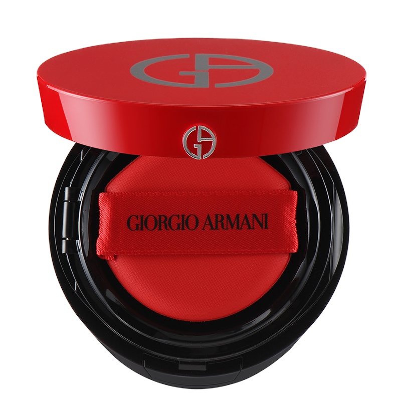 阿玛尼(ARMANI) （红气垫）轻垫精华粉底液 15g SPF23 #2象牙白（粉盒+粉芯）适合油
