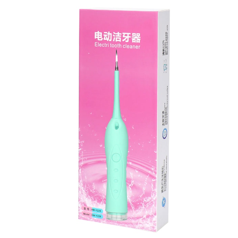 电动洁牙器清洁阿斯卡利去除牙结石牙垢渍冲牙器洗牙器家用牙刷_兰色升级款洁牙器牙刷头1个USB线送牙斑净